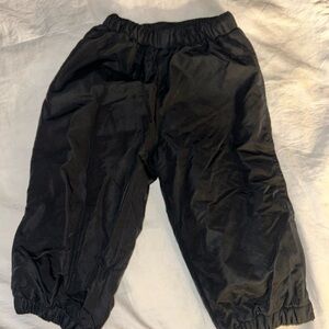 Black 2T Snow Pants with Elastic Waistband